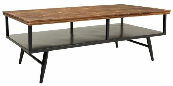 Centre Table Alexandra House Living Brown Grey Metal Mango wood 65 x 44 x 125 cm