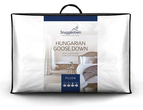 Snuggledown Retreat Hungarian Goose Down Front Sleeper Pillow