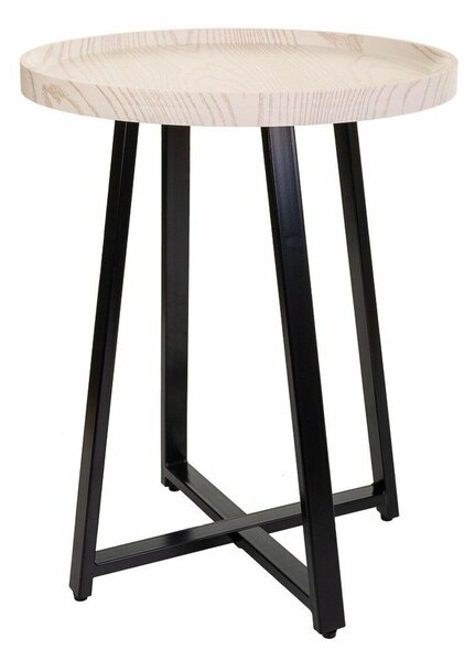 Centre Table Alexandra House Living White Iron MDF Wood 45 x 57 x 45 cm