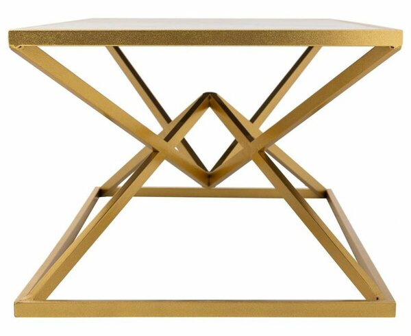 Centre Table Alexandra House Living Gold Metal Paper Iron MDF Wood 60 x 45 x 110 cm