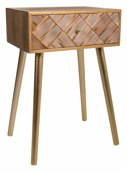 Nightstand Alexandra House Living Brown 34 x 67 x 45 cm