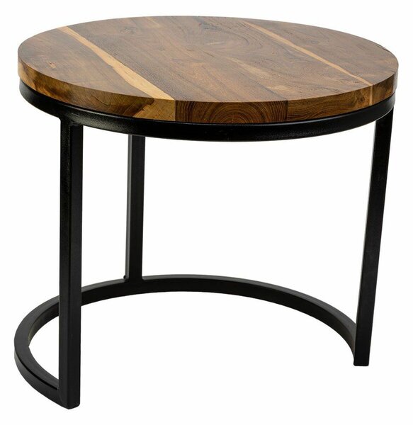 Centre Table Alexandra House Living Brown Iron Mango wood 38 x 65 x 38 cm