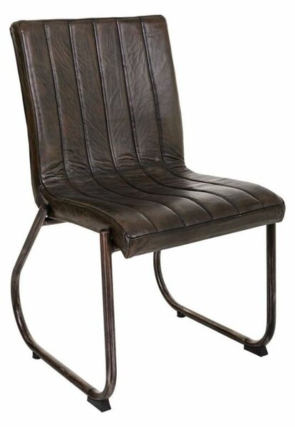 Dining Chair Alexandra House Living Black Dark grey 56 x 87 x 50 cm