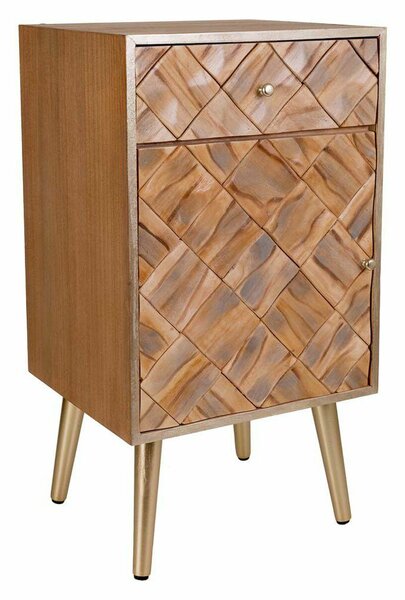 Nightstand Alexandra House Living Brown 35 x 71 x 40 cm