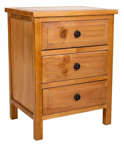 Nightstand Alexandra House Living Brown 62 x 37 x 47 cm