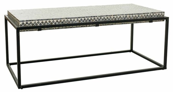 Centre Table Alexandra House Living Grey Metal MDF Wood 60 x 49 x 124 cm