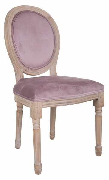 Dining Chair Alexandra House Living Pink 100 % polyester 46 x 96 x 48 cm