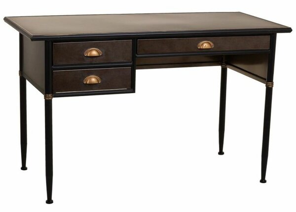 Desk Alexandra House Living Brown 55 x 75 x 122 cm