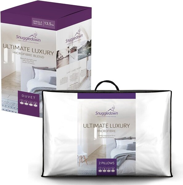 Snuggledown Ultimate Luxury 13.5 Tog Winter Duvet and Soft Pillow Set