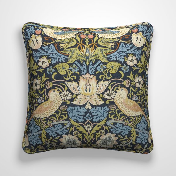 William Morris At Home Strawberry Thief Made To Order Cushion Cover