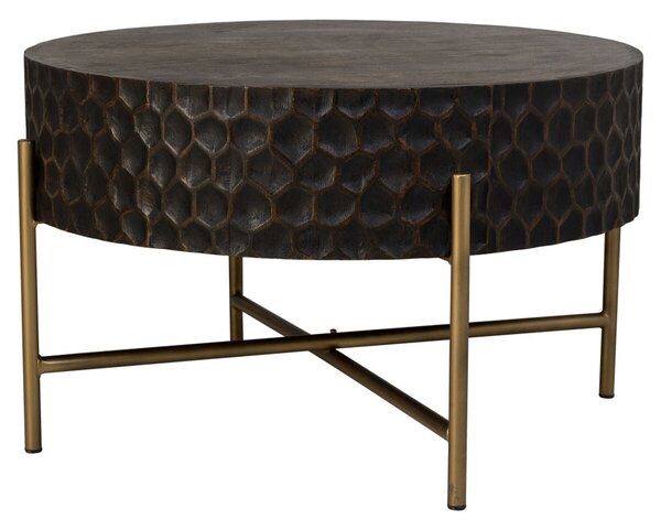 Centre Table Alexandra House Living Brown Wood Iron 80 x 50 x 80 cm