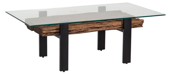 Centre Table Romimex Brown Black 70 x 45 x 130 cm