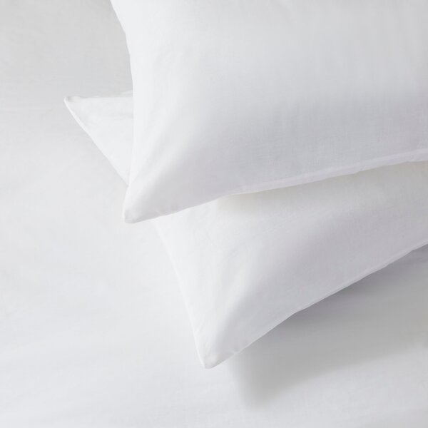 Pack of 2 Soft Cotton Back Sleeper Pillows