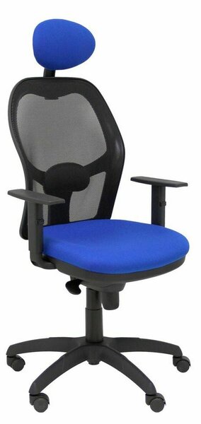 Office Chair with Headrest Jorquera P&C 15SNBALI229C Blue