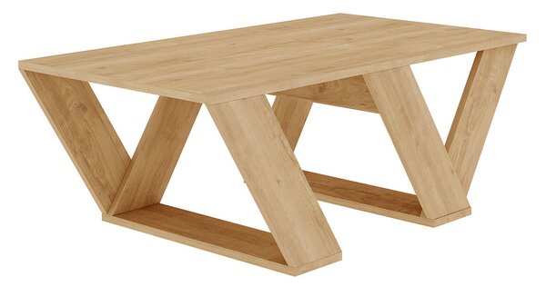 Centre Table Alexandra House Living Diagonal Oak Wood MDP 110 x 40 x 60 cm