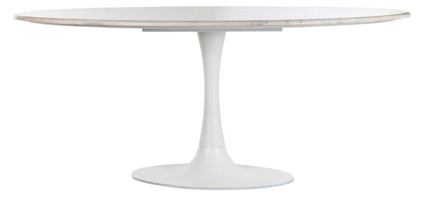 Dining Table Home ESPRIT White Metal Marble 180 x 100 x 76 cm