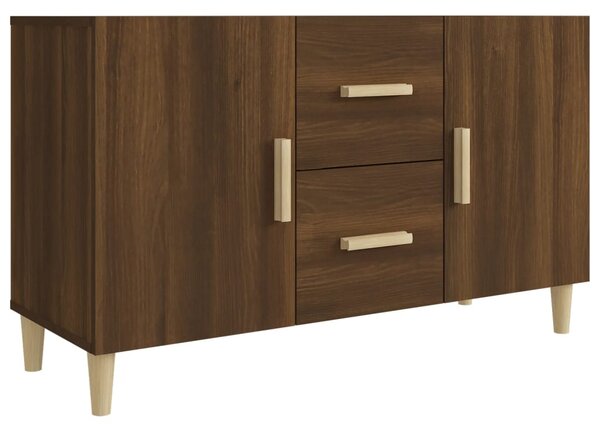 Sideboard Brown Oak 100x36x60 cm Engineered Wood