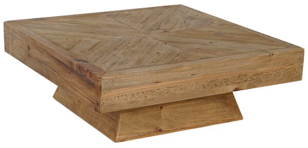 Centre Table Home ESPRIT Brown Pine 100 x 100 x 36 cm