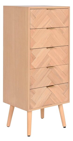 Chest of drawers Home ESPRIT Natural Paolownia wood MDF Wood 42 x 34 x 101 cm