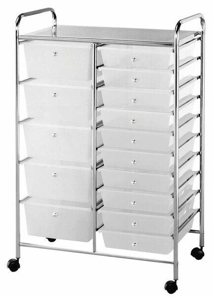 Chest of drawers DKD Home Decor PVC Metal (63 x 39 x 97 cm)