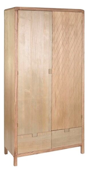 Wardrobe DKD Home Decor Natural Pinewood MDF Wood 90 x 40 x 180 cm