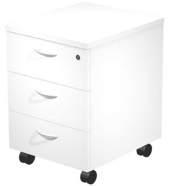 Chest of drawers Artexport Presto With wheels White Melamin 43 x 52 x 59,5 cm