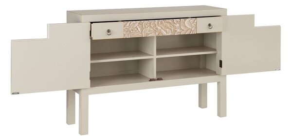 Hall Table with Drawers ORIENTAL CHIC 100 x 28,5 x 75 cm Taupe DMF