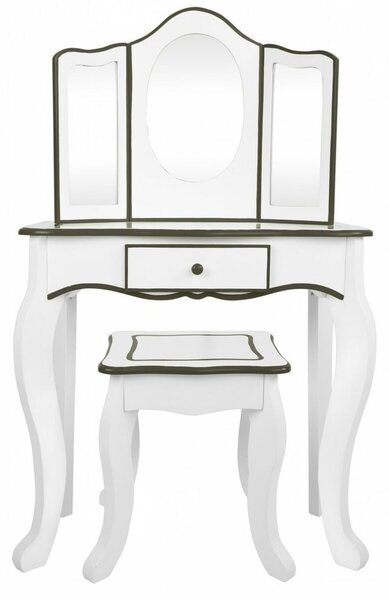 Dressing Table with Stool Woomax White Toy 61 x 100 x 29 cm