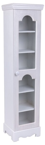 Cupboard Alexandra House Living White Mirror MDF Wood 20 x 98 x 24 cm