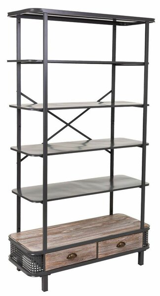 Shelves Alexandra House Living Grey Iron Fir wood 40 x 181 x 100 cm