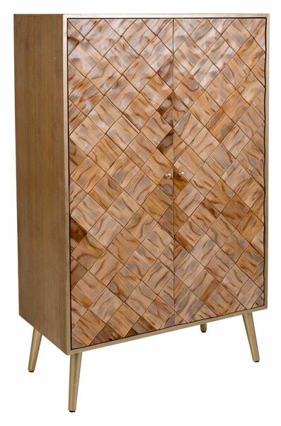 Cupboard Alexandra House Living Brown Paolownia wood 42 x 125 x 76 cm