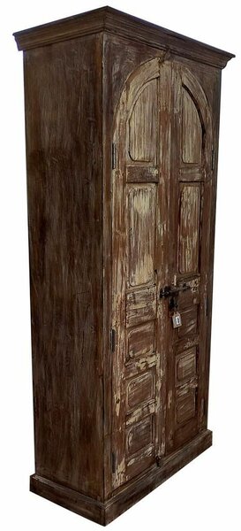 Cupboard Alexandra House Living Brown polystyrene Mango wood 40 x 225 x 101 cm