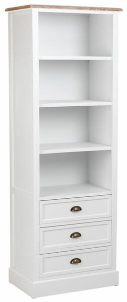 Shelves Alexandra House Living White Brown Zinc Alloy MDF Wood 40 x 180 x 63 cm