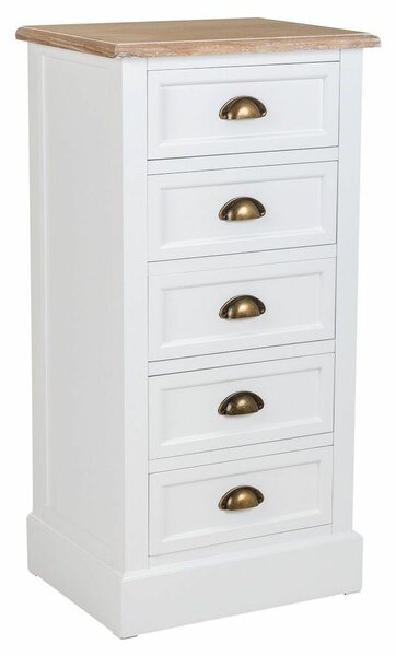 Chest of drawers Alexandra House Living Natural Wood Metal 95 x 40 x 50 cm