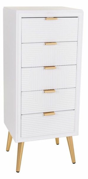 Chest of drawers Alexandra House Living Golden MDF Wood 36 x 100 x 42 cm