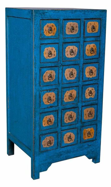 Chest of drawers Alexandra House Living Blue Elm wood 49 x 118 x 58 cm