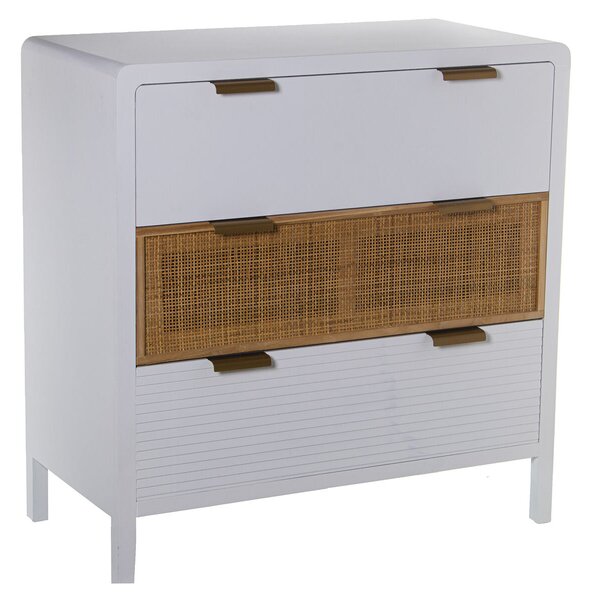 Chest of drawers Alexandra House Living White Wood 80 x 40 x 82 cm