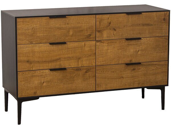 Chest of drawers Alexandra House Living Wood Metal 114 x 40 x 74 cm