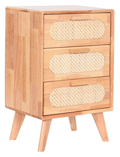 Chest of drawers Home ESPRIT Natural Metal Rubber wood 40 x 30 x 63 cm