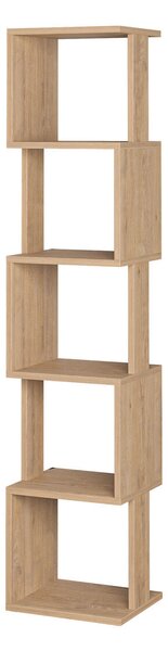 Corner Shelves Alexandra House Living Oak Wood MDP 35 x 161 x 2 cm 5 Shelves