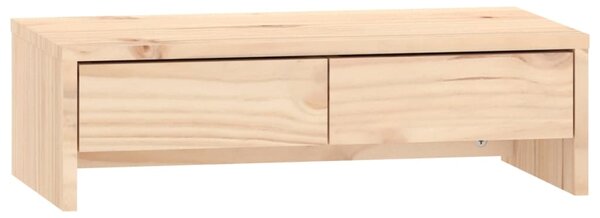 Monitor Stand 50x27x15 cm Solid Wood Pine