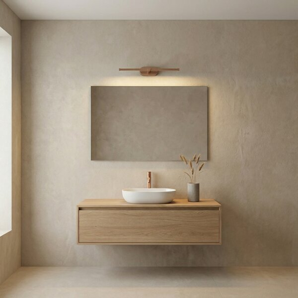 Bathroom LED wall sconce APP1895-1W 40 cm BRUSH COPPER