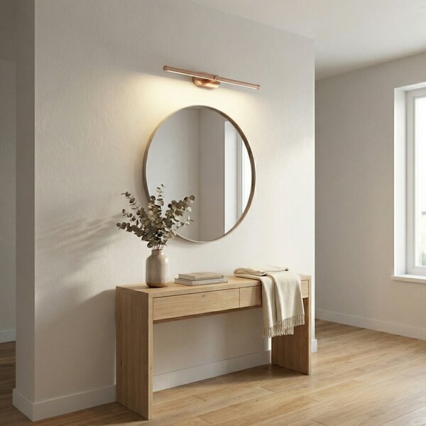 Bathroom LED wall sconce APP1895-1W 40 cm BRUSH COPPER