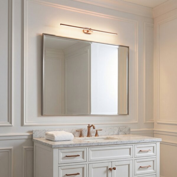 Bathroom LED wall sconce APP1897-1W 80 cm BRUSH COPPER