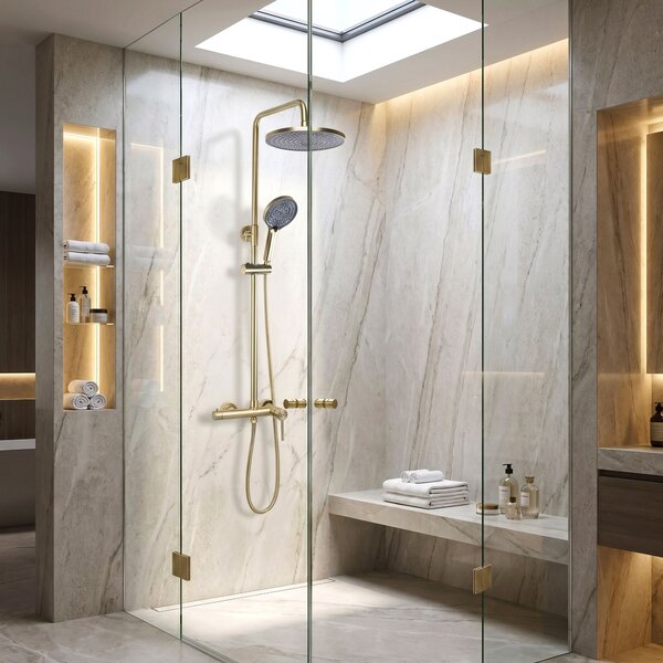 Shower set Rea Foster Brush Gold