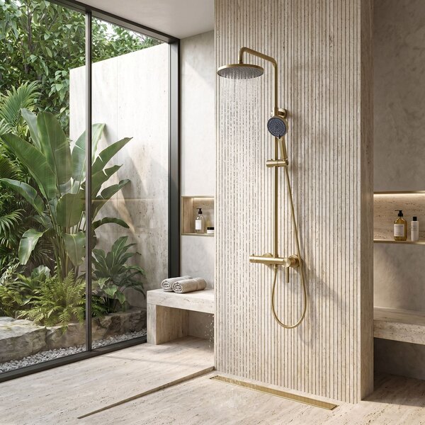Shower set Rea Foster Brush Gold