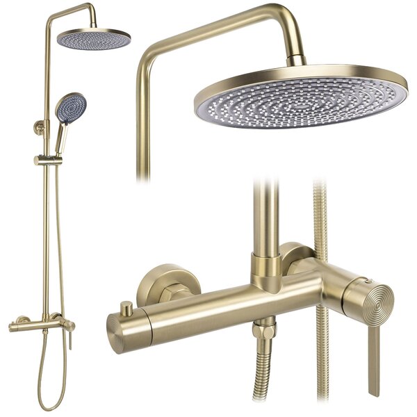 Shower set Rea Foster Brush Gold