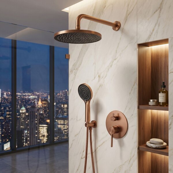 Shower system Rea Foster Brush Copper + BOX
