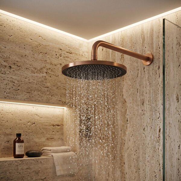 Shower system Rea Foster Brush Copper + BOX