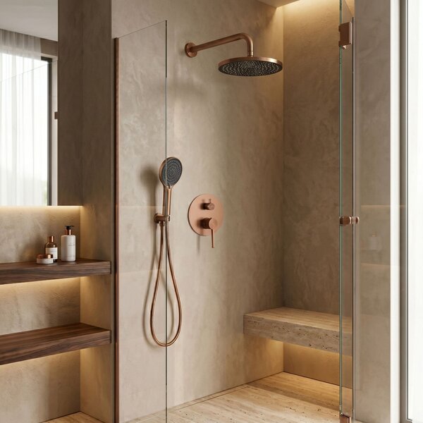 Shower system Rea Foster Brush Copper + BOX